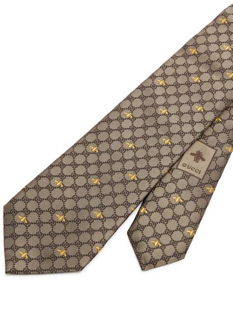 gucci black and gold tie|harvey nichols Gucci tie.